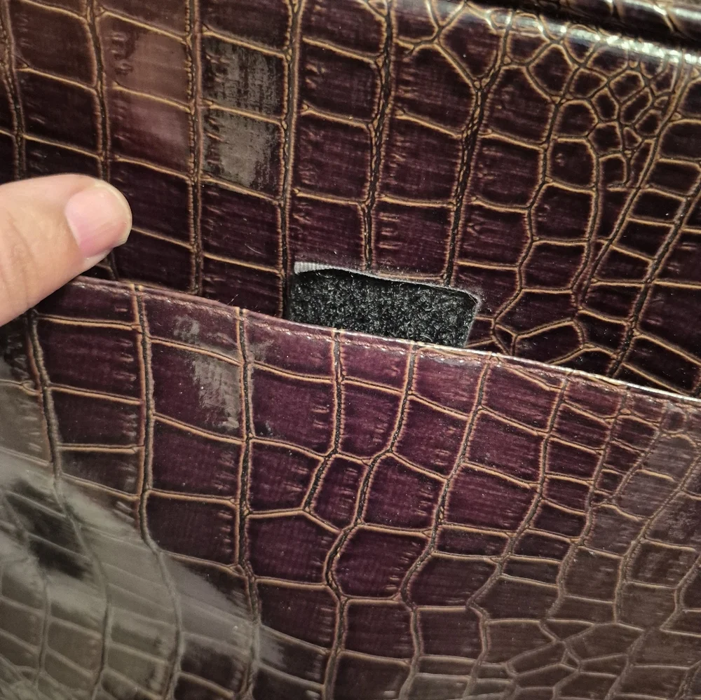 Gold &brown Sequin Laptop Bag - Picture 7 of 12